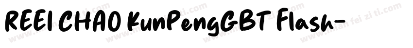 REEI CHAO KunPengGBT Flash字体转换